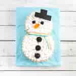 Snowman Sweet Cake